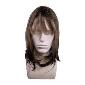 Unbranded Short Blonde Browned Ombre‎ Synthetic Wig